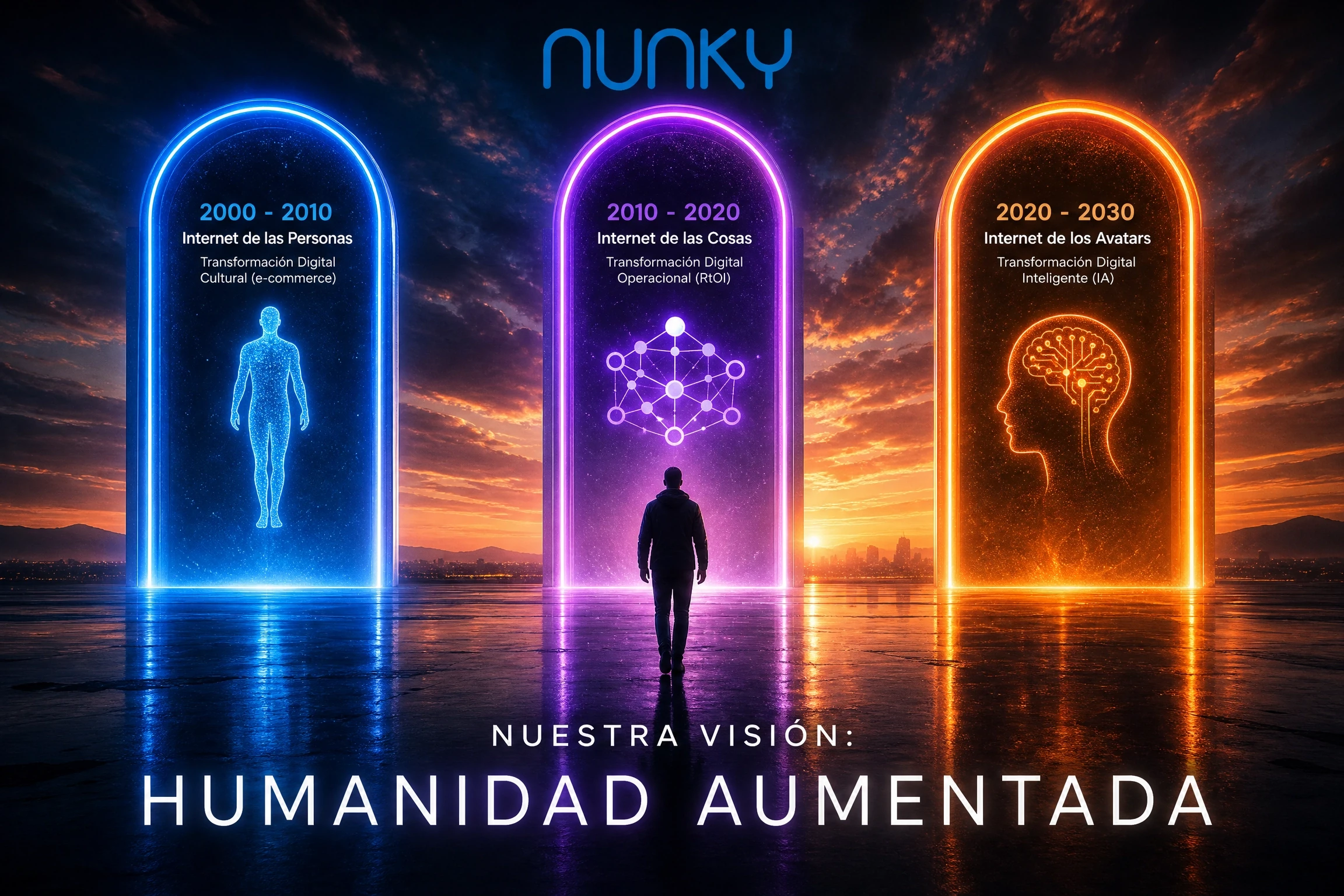 Inteligencia humana y artificial trabajando de forma conjunta